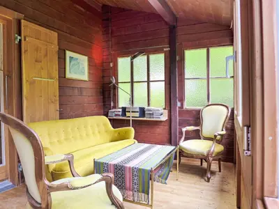 Ein Sitzbereich in der Unterkunft Apartment Chalet Kibou by Interhome