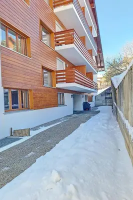Das Gebäude in dem sich die Ferienwohnung befindet
