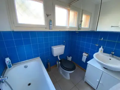 Ein Badezimmer in der Unterkunft Chalet Privé avec vue imprenable sur les alpes