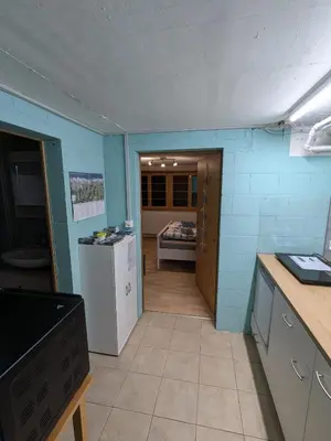 Küche/Küchenzeile in der Unterkunft Zimmer in Adelboden