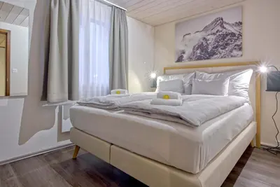Ein Bett oder Betten in einem Zimmer der Unterkunft Apartment Babice 2.0 - GRIWA RENT AG