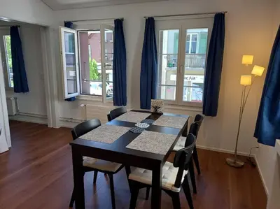 Grundriss der Unterkunft NEW.. Matten Central Family Suite, sleeps 4