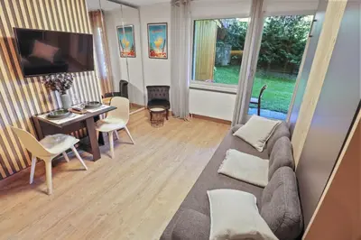 TV/Unterhaltungsangebot in der Unterkunft Magnifique studio avec terrasse au centre