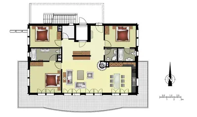 Grundriss der Unterkunft Apartment Bränderli 4,5 - GRIWA RENT AG