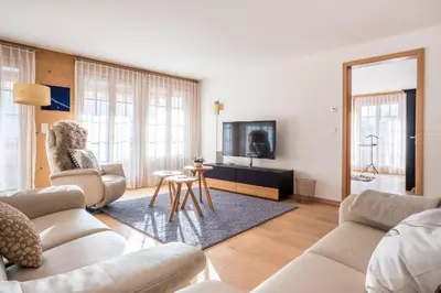 TV/Unterhaltungsangebot in der Unterkunft Apartment Bränderli 4,5 - GRIWA RENT AG