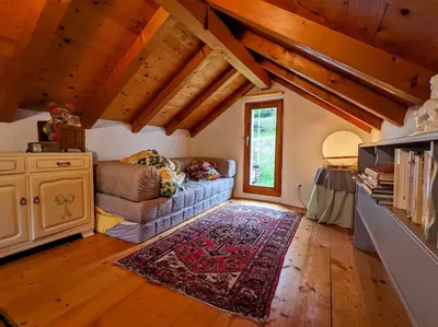 Ein Bett oder Betten in einem Zimmer der Unterkunft Wild Valley Natura Pura in Valle Onsernone