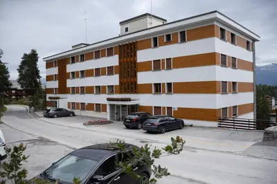 Das Gebäude in dem sich die Ferienwohnung befindet