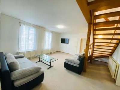 Ein Sitzbereich in der Unterkunft Mountain Majesty Residences