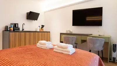Ein Bett oder Betten in einem Zimmer der Unterkunft Lake Star