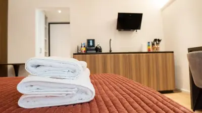 Ein Bett oder Betten in einem Zimmer der Unterkunft Lake Star