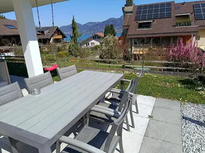 Das Gebäude in dem sich die Ferienwohnung befindet
