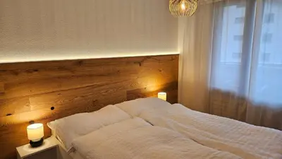 Ein Bett oder Betten in einem Zimmer der Unterkunft Sonnenzauber