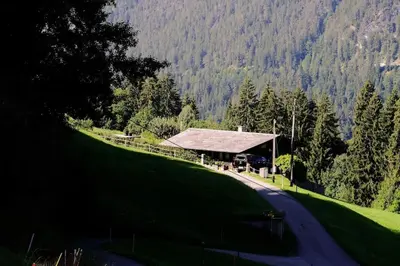 Naturlandschaft in der Nähe des Ferienhauses