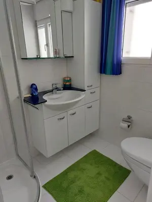 Ein Badezimmer in der Unterkunft Wohnung in Andermatt