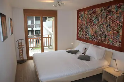 Ein Bett oder Betten in einem Zimmer der Unterkunft Ski Paradise SP 008 - MOUNTAIN & LUXE apartment 4 pers