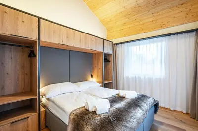 Ein Bett oder Betten in einem Zimmer der Unterkunft SWISSPEAK Resorts by Pierre & Vacances Premium Thyon