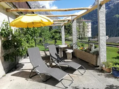 Ein allgemeiner Bergblick oder ein Berglick von der Ferienwohnung aus