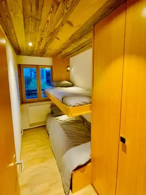 Ein Bett oder Betten in einem Zimmer der Unterkunft Fontanettaz V 007 - MOUNTAIN & VIEW apartment 8 pers