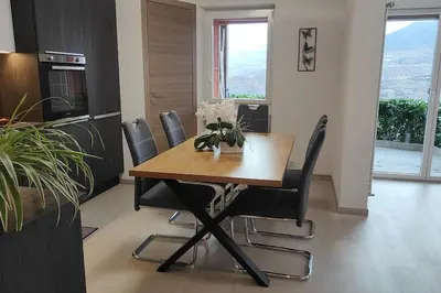 Küche/Küchenzeile in der Unterkunft Logement Premium à Salins