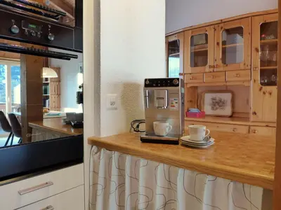 Küche/Küchenzeile in der Unterkunft Apartment Chalet Bienli Oben by Interhome
