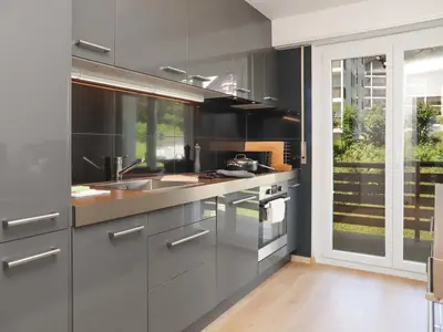 Küche/Küchenzeile in der Unterkunft Apartment Europa Ouest - APT 74 by Interhome