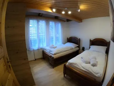 Ein Bett oder Betten in einem Zimmer der Unterkunft Fine&Pine Center Apartment