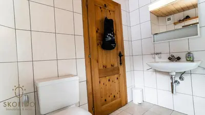 Ein Badezimmer in der Unterkunft Chalet Glück-Auf Bürchen