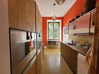 Küche/Küchenzeile in der Unterkunft Lötschberg Zentrum