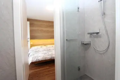 Ein Bett oder Betten in einem Zimmer der Unterkunft Haus Primavera