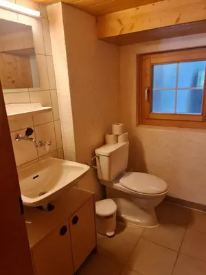Ein Badezimmer in der Unterkunft Ferienwohnung Berner Oberland - Guttannen