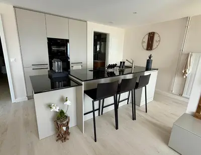 Küche/Küchenzeile in der Unterkunft Apartment Panorama