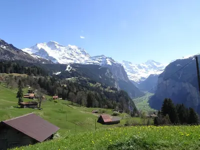 Naturlandschaft in der Nähe des Bed & Breakfasts