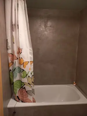 Ein Badezimmer in der Unterkunft Seeblick