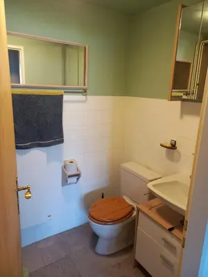Ein Badezimmer in der Unterkunft Seeblick