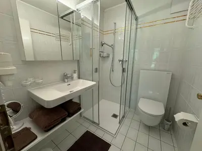 Ein Badezimmer in der Unterkunft Studio Blitzingen, Castle A1