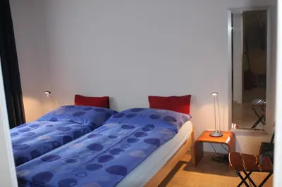 Ein Bett oder Betten in einem Zimmer der Unterkunft Zermatt La Vallée
