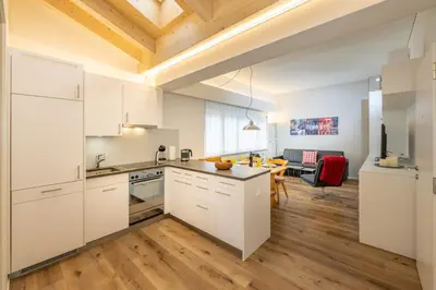 Küche/Küchenzeile in der Unterkunft Haus Rubin