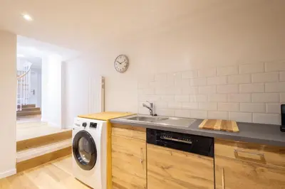 Küche/Küchenzeile in der Unterkunft Studio-duplex Tower