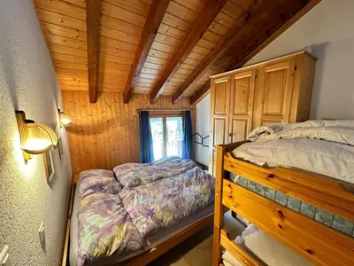 Ein Bett oder Betten in einem Zimmer der Unterkunft Chevreuil 28