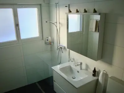 Ein Badezimmer in der Unterkunft Casa Almis, Grindelwald