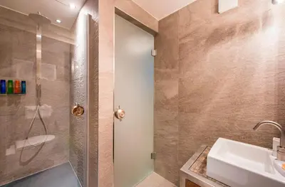 Ein Badezimmer in der Unterkunft Luxury Loft by Heinz Julen