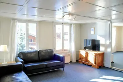 TV/Unterhaltungsangebot in der Unterkunft Family-friendly chalet apt with balcony