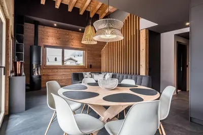 Ein Sitzbereich in der Unterkunft Apartment Neuenhaus 4.5 – GRIWA RENT AG