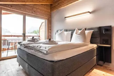 Ein Bett oder Betten in einem Zimmer der Unterkunft Apartment Neuenhaus 4.5 – GRIWA RENT AG