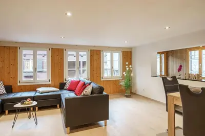Ein Sitzbereich in der Unterkunft StayBrienz - Lake Brienz Holiday House