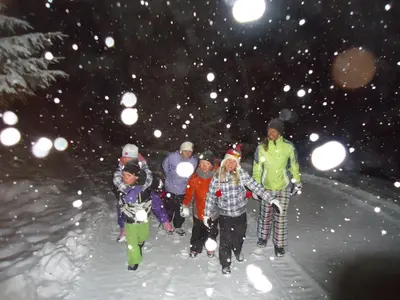 Snowshop Mario im Winter