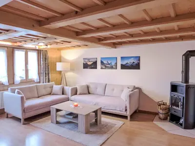 Ein Sitzbereich in der Unterkunft Apartment Engelhorn by Interhome