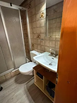 Ein Badezimmer in der Unterkunft Wetterhorn