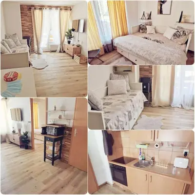 Ein Sitzbereich in der Unterkunft Charmant appartement balcon et parking