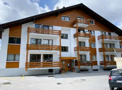 Das Gebäude in dem sich die Ferienwohnung befindet